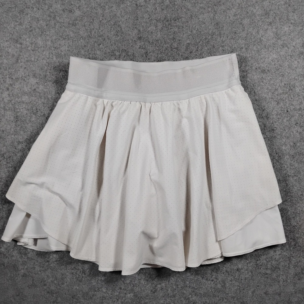 Lululemon Court Rival High-Rise Tennis Skirt 4 White Active